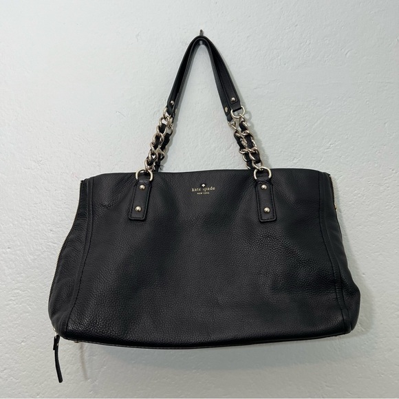 kate spade Cobble Hill Andee - black leather shoulder bag - Picture 1 of 4
